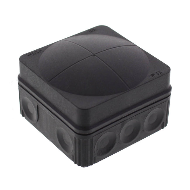 Wiska - COMBI 108/5 BK (BLACK) Junction Box - 10061998