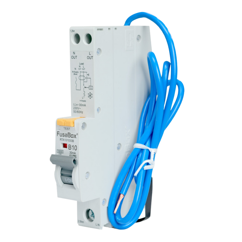 Fusebox - 10A 10kA 30mA B Curve Type A RCBO RTA101030B