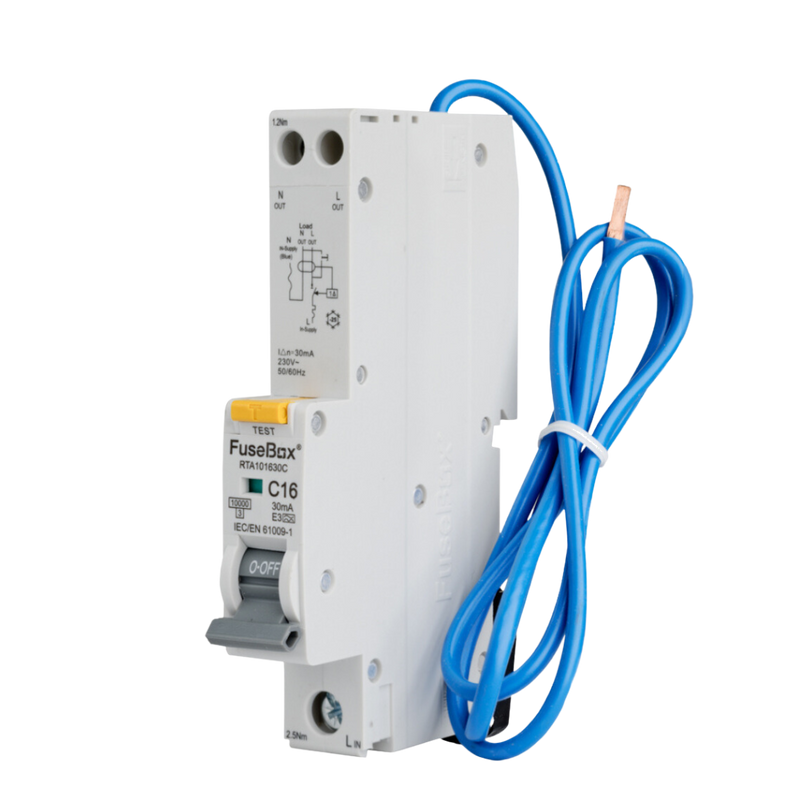 Fusebox - 16A 10kA 30mA C Curve Type A RCBO RTA101630C