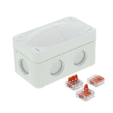 Wiska - COMBI 206 LG (LIGHT GREY), 3 x WAGO 221-413 Junction Box - 10109901