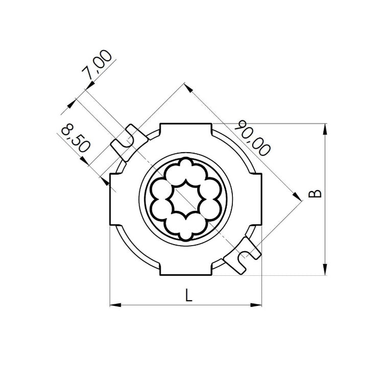 Wiska - COMBI 304 WH (WHITE) Junction Box - 10110631