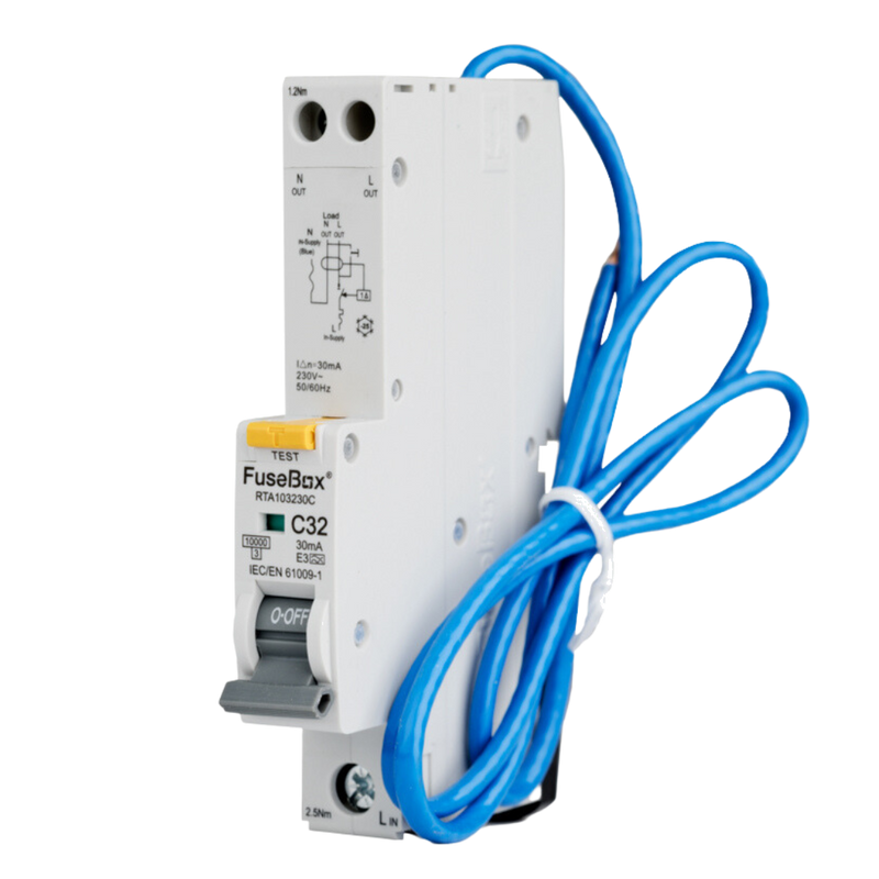 Fusebox - 32A 10kA 30mA C Curve Type A RCBO RTA103230C