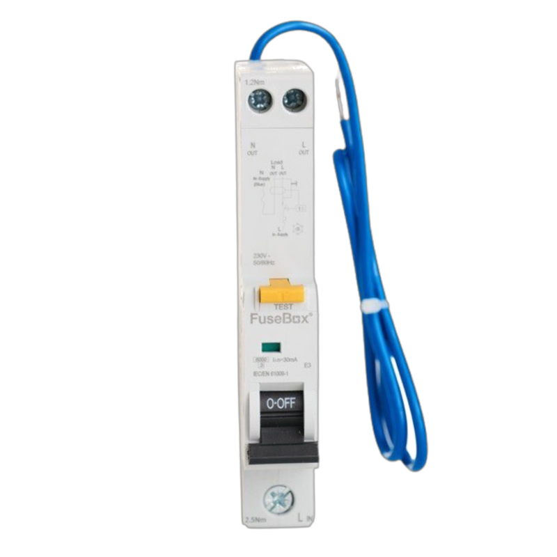 Fusebox - 50A 10kA 30mA B Curve Type A RCBO RTA105030B