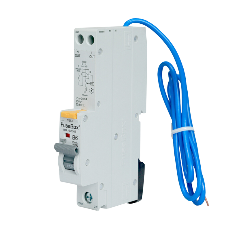 Fusebox - 6A 10kA 30mA B Curve Type A RCBO RTA100630B