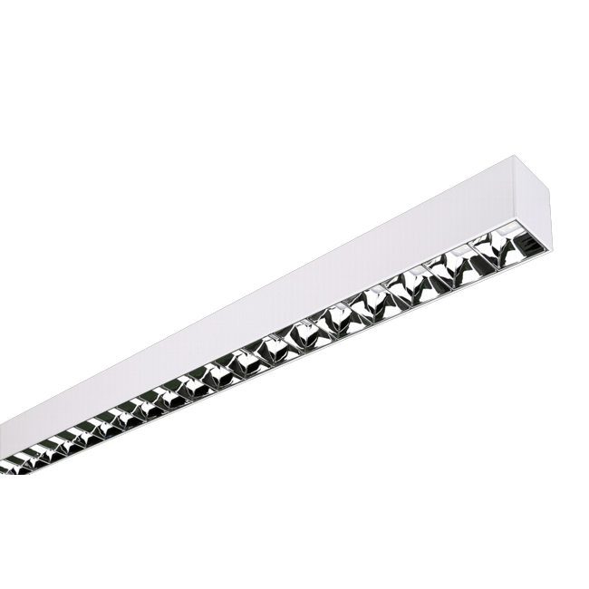 NVC - Dallas 36W Reflector LED 4Ft Surface Suspended Down Only M3 Lithium 840  NDL36/R/DO/M3/840