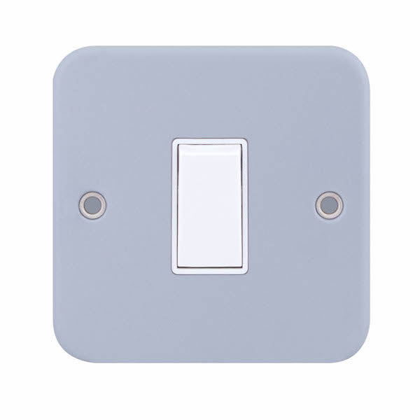 Selectric - LG201-2MB - 10A Plate Switch Metal Clad - 1 Gang 2 Way - X-Rated