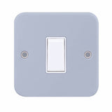 Selectric - LG201-2MB - 10A Plate Switch Metal Clad - 1 Gang 2 Way - X-Rated