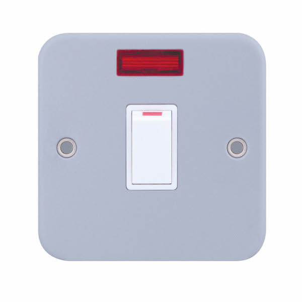 Selectric - LG220NMB - 20A DP Switch Metal Clad - 1 Gang with Neon