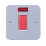 Selectric - LG951NMB - 45A DP Switch Metal Clad - 1 Gang with Neon