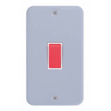 Selectric - LG952MB - 45A DP Switch Metal Clad - 2 Gang