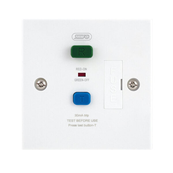 Selectric - LGRCD-3 - 13A RCD Fused Connection Unit - (Passive / Latching) Type A