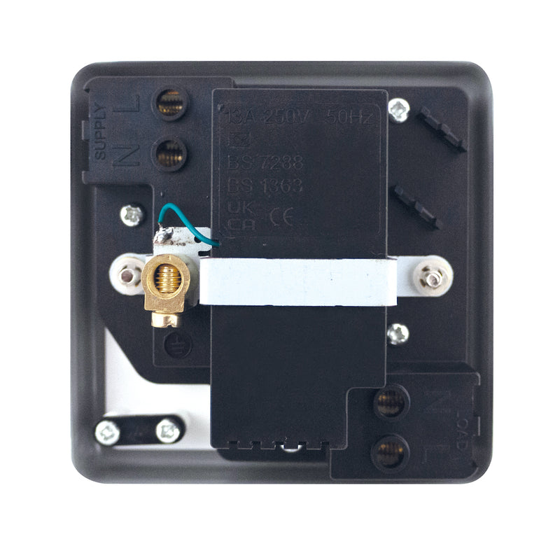 Selectric - LGRCD-6 - 13A RCD Fused Connection Unit Metal Clad - (Passive / Latching) Type A