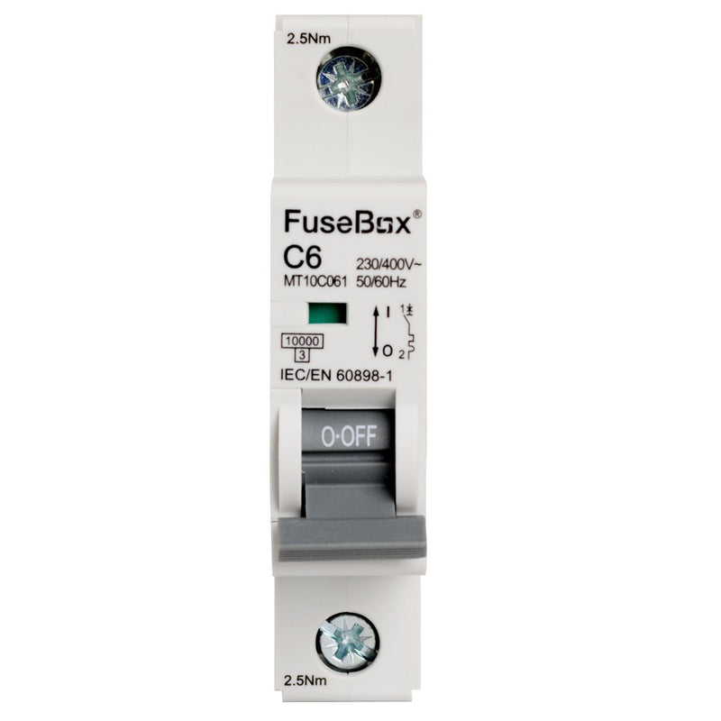FuseBox - SP Type C 10kA MCB 6A 1