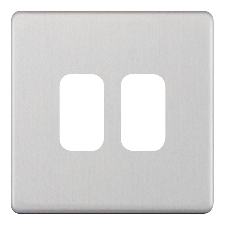 Selectric - 2 Aperture Modular Grid Screwless Plate 5M-PLUS – SGRID360