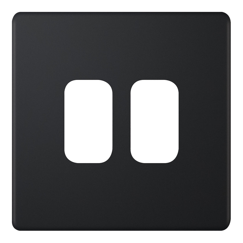 Selectric - 2 Aperture Modular Grid Screwless Plate 5M-PLUS – SGRID360