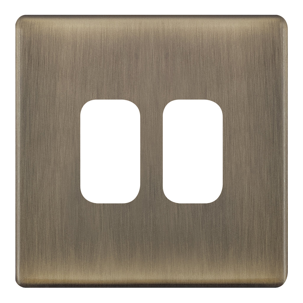 Selectric - 2 Aperture Modular Grid Screwless Plate 5M-PLUS – SGRID360