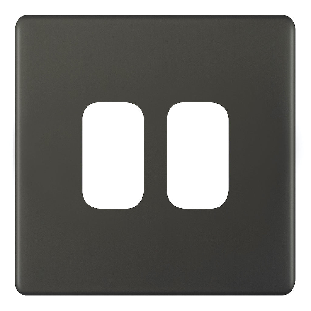 Selectric - 2 Aperture Modular Grid Screwless Plate 5M-PLUS – SGRID360