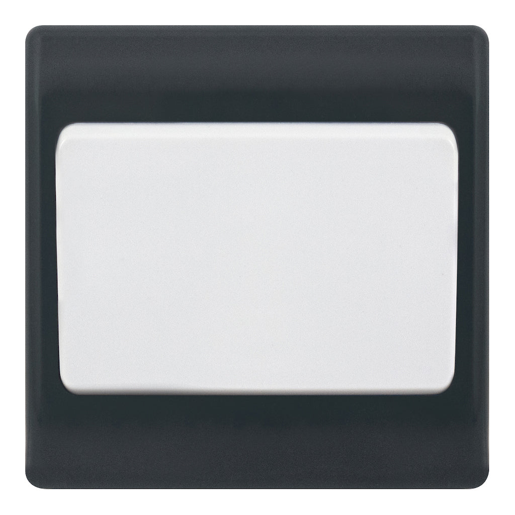 Selectric - SSL603 - 10A Plate Switch - 1 Gang 2 Way - Wide Rocker - Part M