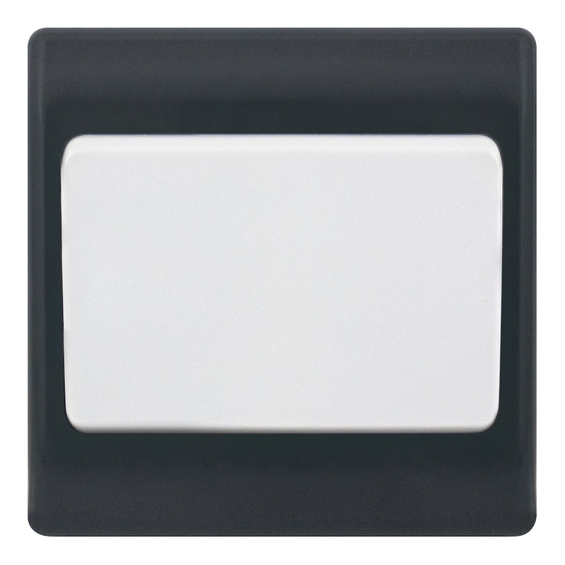 Selectric - SSL603 - 10A Plate Switch - 1 Gang 2 Way - Wide Rocker - Part M