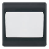 Selectric - SSL603 - 10A Plate Switch - 1 Gang 2 Way - Wide Rocker - Part M