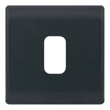 Selectric - Part M Smooth Grey 1 Aperture Modular Plate SSL611