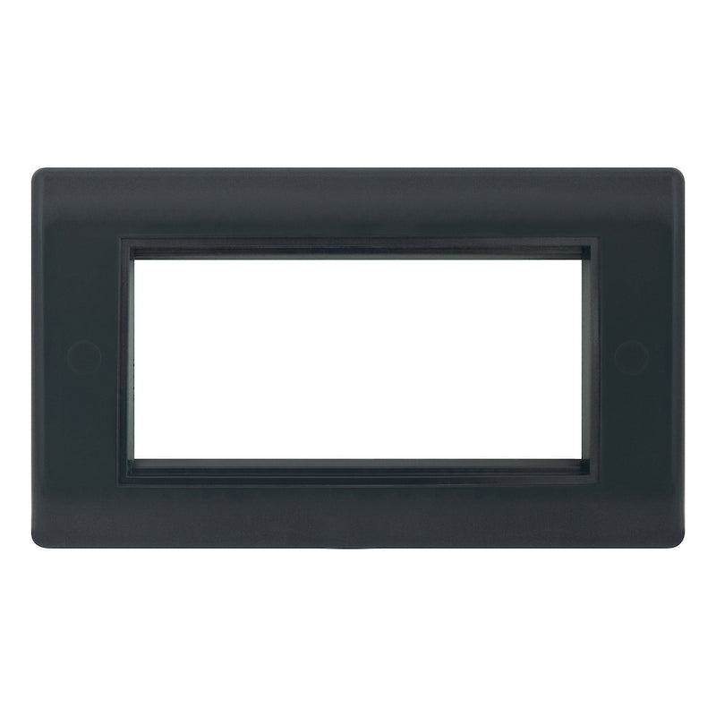 Selectric - Part M Smooth 4 Aperture Euro Media/Data Plate   SSL638