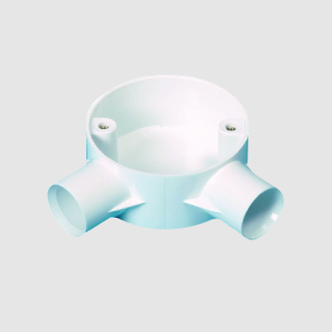 Falcon Trunking - 25mm PVC Conduit 2 Way Angle Box White A/25
