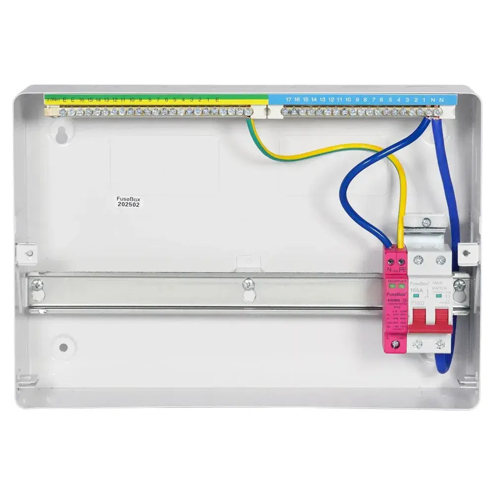 FuseBox - 15 Way RCBO Consumer Unit + Surge Protection F3015MZ