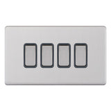 Selectric - Screwless 4 Gang 2 Way Switch 5MPLUS