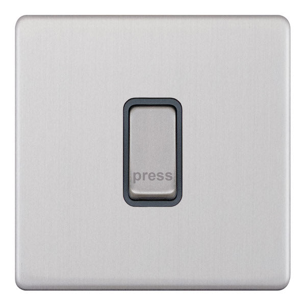 Selectric - Screwless 1 Gang 'PRESS' Switch 5MPLUS