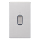 Selectric - 45 Amp DP 2 Gang Switch with LED Neon 5MPLUS