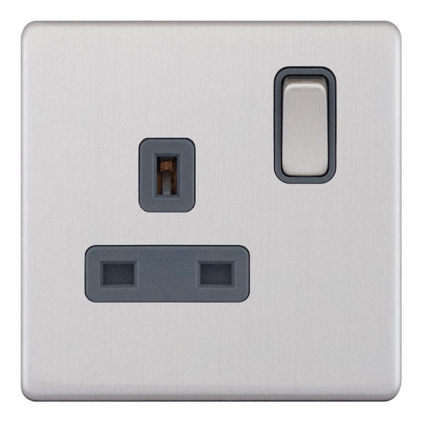 Selectric - Screwless 1 Gang 13A Socket 5MPLUS