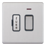 Selectric - Screwless 13 Amp Fused Connection Unit With Neon - Switched 5MPLUS