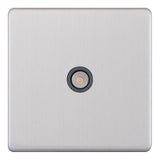 Selectric - Screwless 1 Gang TV/FM Coaxial/Aerial Socket 5MPLUS