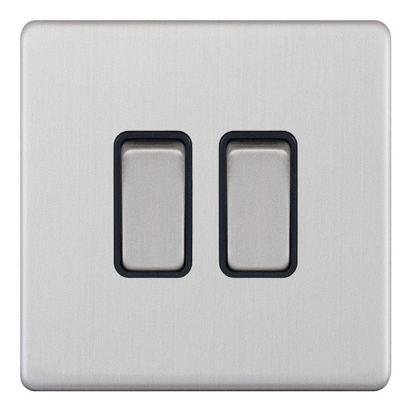 Selectric - Screwless 2 Gang 2 Way Switch 5MPLUS