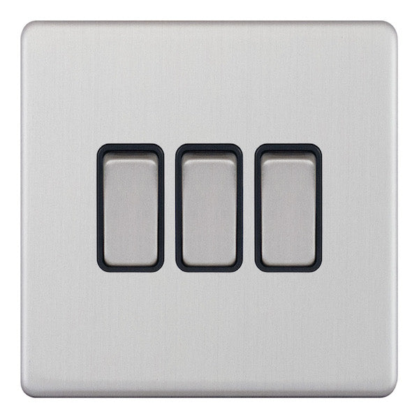 Selectric - Screwless 3 Gang 2 Way Switch 5MPLUS