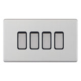 Selectric - Screwless 4 Gang 2 Way Switch 5MPLUS