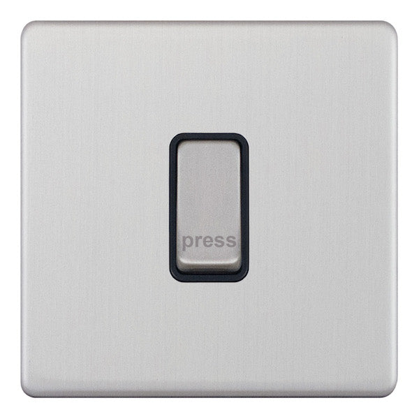 Selectric - Screwless 1 Gang 'PRESS' Switch 5MPLUS