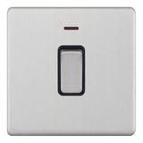 Selectric - Screwless 20A DP Switch With Neon 5MPLUS