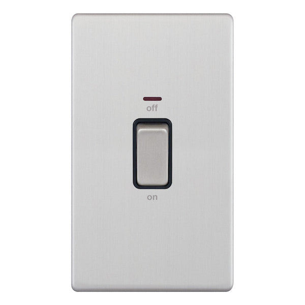 Selectric - 45 Amp DP 2 Gang Switch with LED Neon 5MPLUS