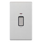 Selectric - 45 Amp DP 2 Gang Switch with LED Neon 5MPLUS