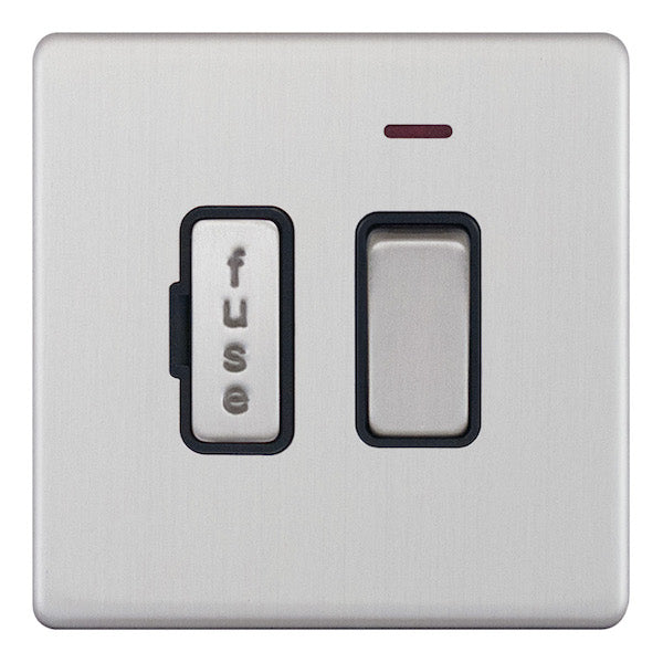 Selectric - Screwless 13 Amp Fused Connection Unit With Neon - Switched 5MPLUS