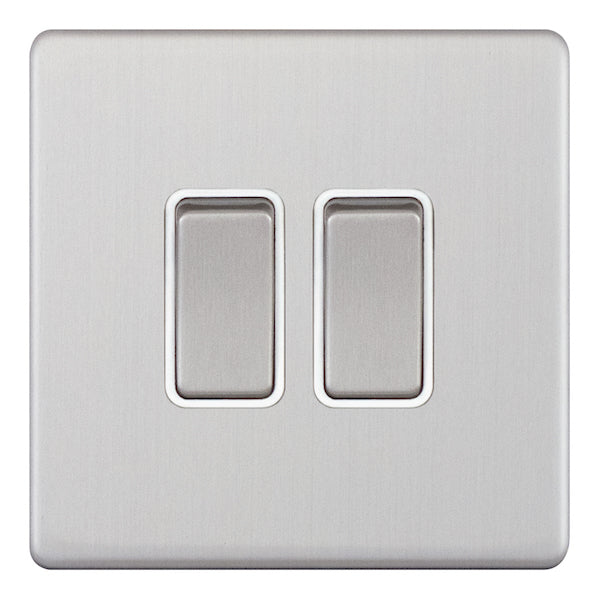 Selectric - Screwless 2 Gang 2 Way Switch 5MPLUS