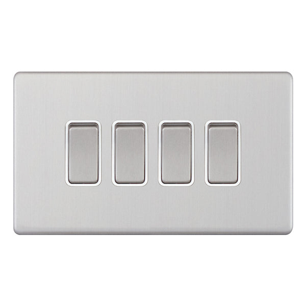 Selectric - Screwless 4 Gang 2 Way Switch 5MPLUS