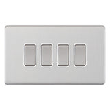 Selectric - Screwless 4 Gang 2 Way Switch 5MPLUS