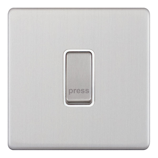 Selectric - Screwless 1 Gang 'PRESS' Switch 5MPLUS
