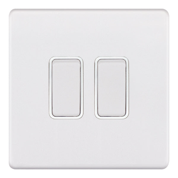 Selectric - Screwless 2 Gang 2 Way Switch 5MPLUS