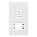 Selectric - Screwless Dual Voltage Shaver Socket – 115V & 230V Output 5MPLUS