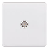 Selectric - Screwless 1 Gang TV/FM Coaxial/Aerial Socket 5MPLUS