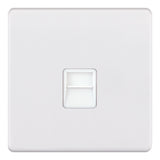 Selectric - Screwless 1 Gang Secondary Telephone Socket 5MPLUS